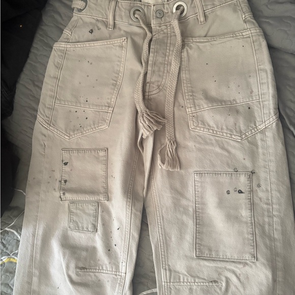 We The Free Other - Free people moxie barrel jeans jetty color size 24